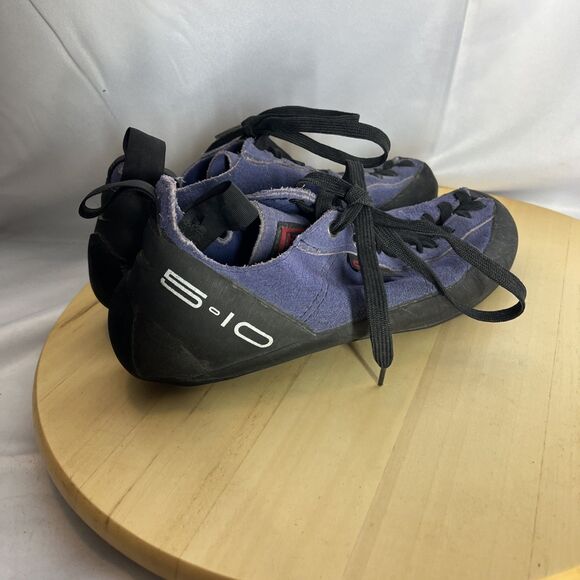 5.10 Shoes Men Size 9 Five Ten Stealth C4 Purple Suede Rock Climbing USA - Picture 5 of 12